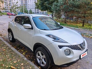 2014 Nissan Juke I Рестайлинг, белый, 1150000 рублей, вид 2