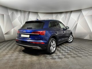 2021 Audi Q5 45 TFSI II (FY) Рестайлинг, синий, 4515000 рублей, вид 2