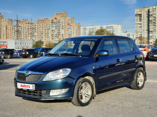 2011 Skoda Fabia II Рестайлинг, синий, 540000 рублей, вид 2