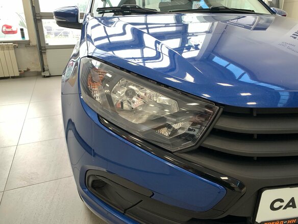 2022 Lada (ВАЗ) Granta I Рестайлинг, синий - вид 4