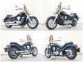 2008 Kawasaki VN900 Vulcan, чёрный, 495000 рублей - вид 11