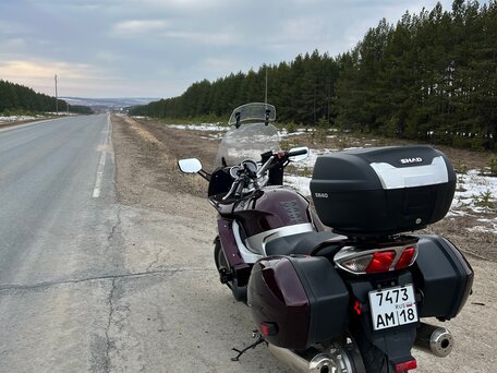 2007 Yamaha FJR1300, пурпурный, 750000 рублей, вид 1