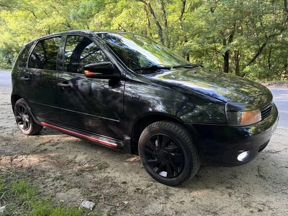 2012 Lada (ВАЗ) Kalina I, чёрный, 399999 рублей - вид 1