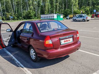 2010 Hyundai Accent ТагАЗ II, пурпурный, 530000 рублей, вид 3