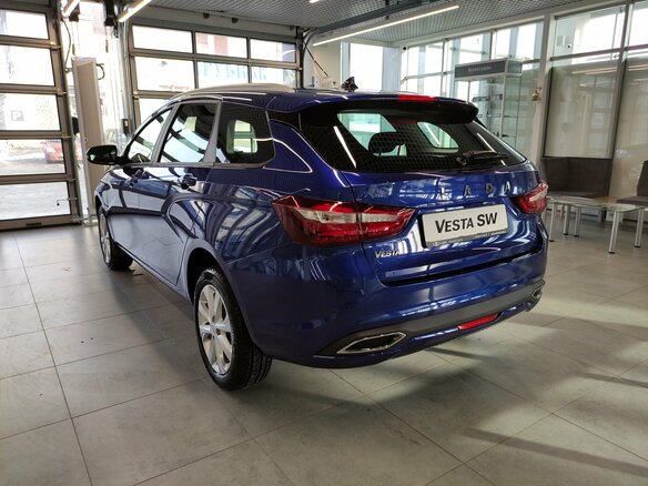 2026 Lada (ВАЗ) Vesta SW I Рестайлинг (NG), синий - вид 5