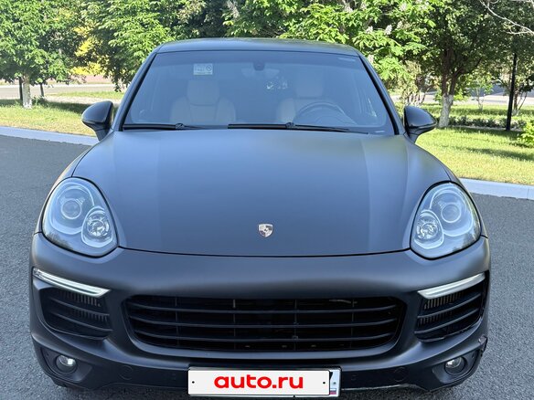 2015 Porsche Cayenne Diesel II Рестайлинг (958), чёрный - вид 1