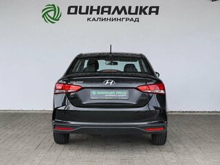2021 Hyundai Solaris II Рестайлинг, чёрный, 1459000 рублей, вид 4