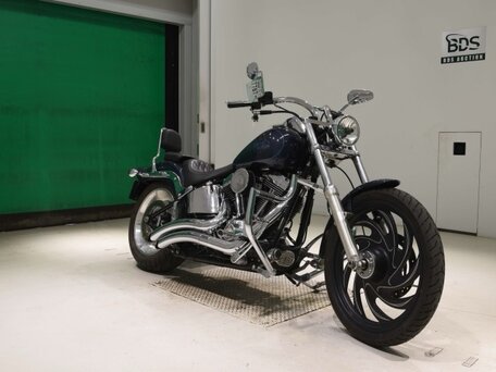 2008 Harley-Davidson Softail Custom, синий, 712000 рублей, вид 3