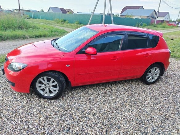 2007 Mazda 3 I (BK) Рестайлинг, красный, 550000 рублей - вид 6