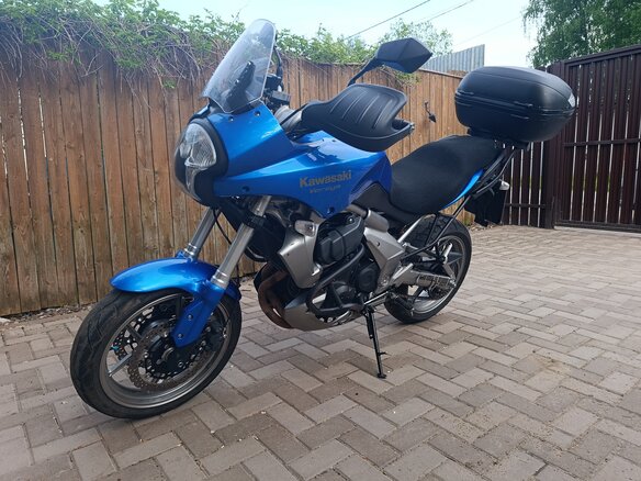 2009 Kawasaki Versys 650, синий, 410000 рублей