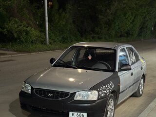 2004 Hyundai Accent ТагАЗ II, серебристый, 380000 рублей, вид 1