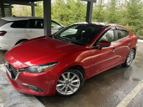 2017 Mazda 3 III (BM), красный, 1400000 рублей