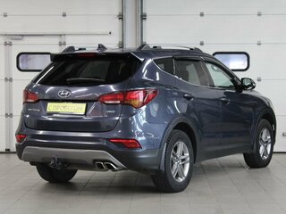 2017 Hyundai Santa Fe III Рестайлинг, синий, 2057000 рублей, вид 5