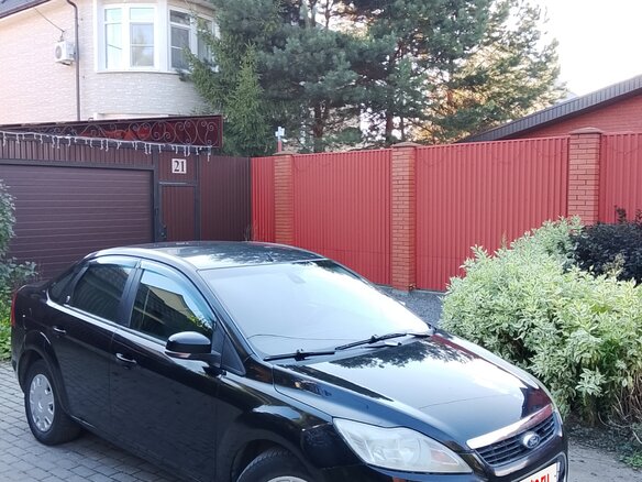 2008 Ford Focus II Рестайлинг, чёрный - вид 5