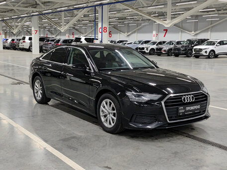 2021 Audi A6 40 TFSI V (C8), чёрный, 2410000 рублей, вид 3