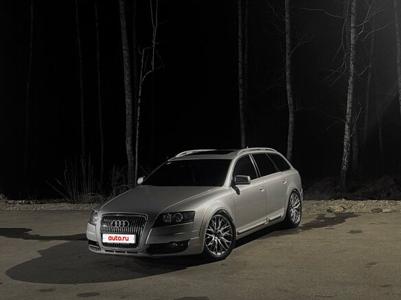2007 Audi A6 allroad II (C6), серебристый, 1500000 рублей - вид 1