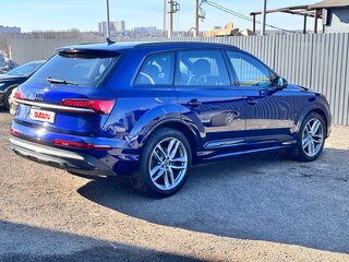 2020 Audi Q7 45 TDI II (4M) Рестайлинг, синий, 5600000 рублей, вид 3