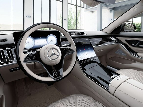 2026 Mercedes-Benz S-Класс 580 4MATIC VII (W223), серый - вид 10