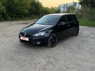 2012 Volkswagen Golf VI, чёрный, 960000 рублей, вид 1