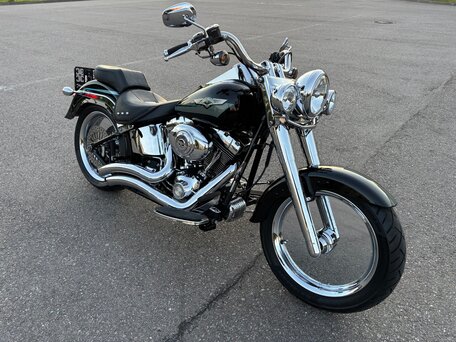 2007 Harley-Davidson Fat Boy, чёрный, 840000 рублей, вид 2