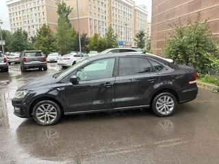 2019 Volkswagen Polo V Рестайлинг, чёрный, 1430000 рублей, вид 5