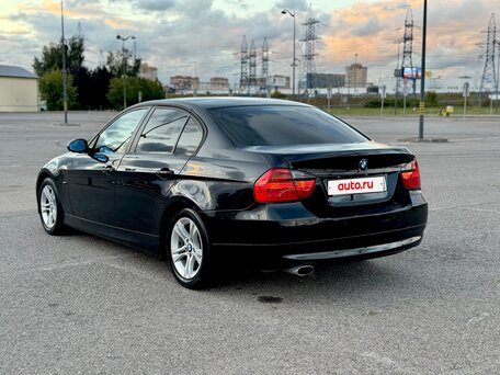 2008 BMW 3 серии 320i V (E90/E91/E92/E93), чёрный, 770000 рублей, вид 5