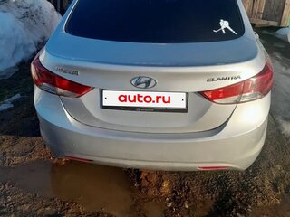 2012 Hyundai Elantra V (MD), серебристый, 830000 рублей, вид 3