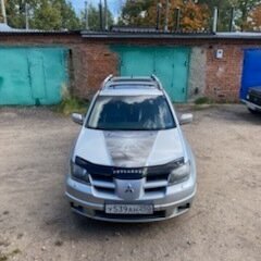 2004 Mitsubishi Outlander I, серебристый, 400000 рублей, вид 1