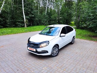 2018 Lada (ВАЗ) Granta I Рестайлинг, белый, 415000 рублей, вид 2