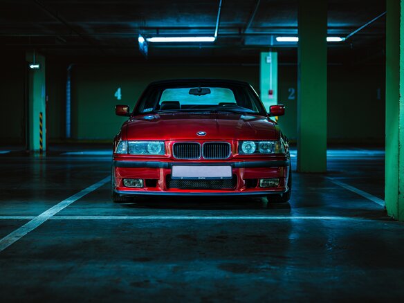 1995 BMW 3 серии 318i III (E36), пурпурный, 1550000 рублей - вид 16