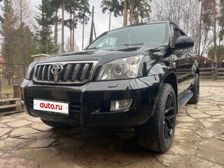 2008 Toyota Land Cruiser Prado 4-speed 120 Series Рестайлинг, чёрный, 3330000 рублей, вид 2