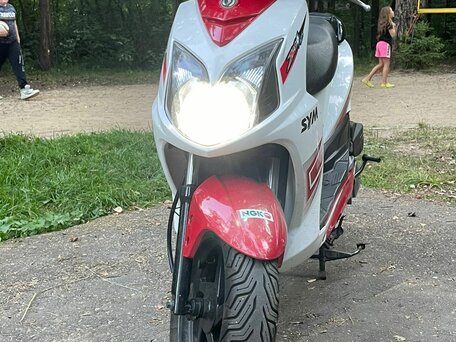 2012 Sym Jet 4 125, красный, 130000 рублей, вид 2