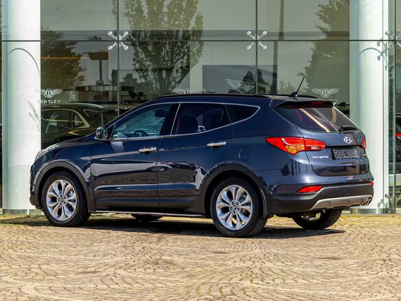 2013 Hyundai Santa Fe III, синий, 1335000 рублей - вид 3