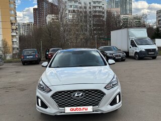 2018 Hyundai Sonata VII (LF) Рестайлинг, белый, 1850000 рублей, вид 3