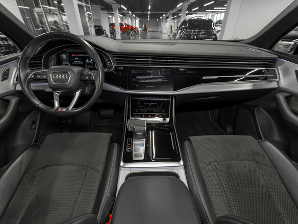 2021 Audi Q7 45 TDI II (4M) Рестайлинг, серый, 6700000 рублей - вид 7