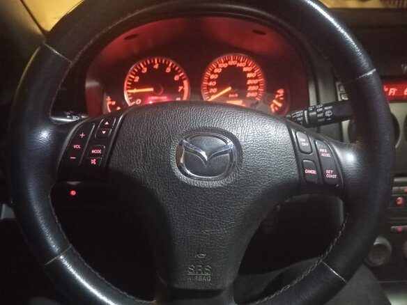2005 Mazda 6 I (GG) Рестайлинг, синий, 370000 рублей - вид 8