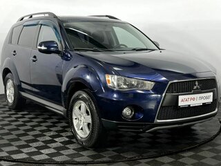 2012 Mitsubishi Outlander II Рестайлинг, синий, 950000 рублей, вид 4