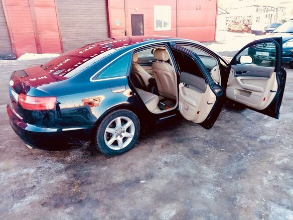 2009 Audi A6 III (C6) Рестайлинг, чёрный, 800000 рублей - вид 2