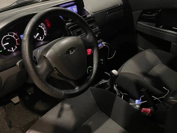 2014 Lada (ВАЗ) Priora I Рестайлинг, синий, 500000 рублей - вид 10