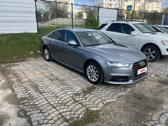 2017 Audi A6 IV (C7) Рестайлинг, серый, 2650000 рублей