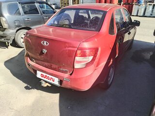 2012 Lada (ВАЗ) Granta I, красный, 190000 рублей, вид 4