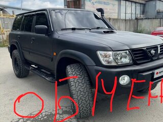 2003 Nissan Patrol V (Y61), чёрный, 2100000 рублей, вид 1