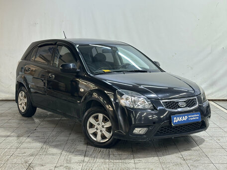 2010 Kia Rio II Рестайлинг, чёрный, 390000 рублей, вид 2