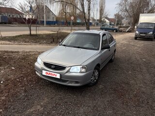 2008 Hyundai Accent ТагАЗ II, серебристый, 400000 рублей, вид 2