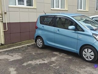 2018 Mitsubishi eK Wagon III Рестайлинг, синий, 730000 рублей, вид 2