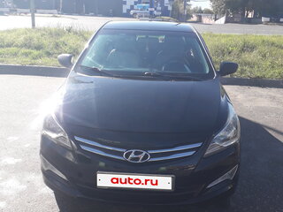2016 Hyundai Solaris I Рестайлинг, чёрный, 600000 рублей, вид 1