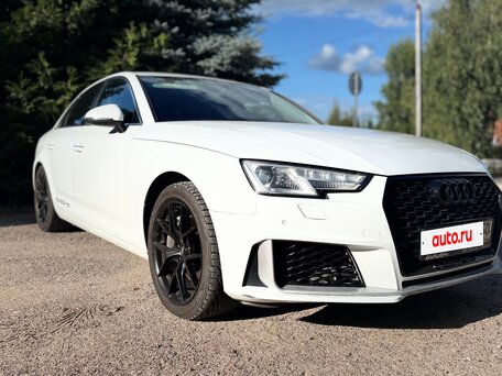 2016 Audi A4 V (B9), белый, 2595000 рублей, вид 2