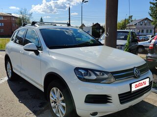 2012 Volkswagen Touareg II, белый, 2300000 рублей, вид 2