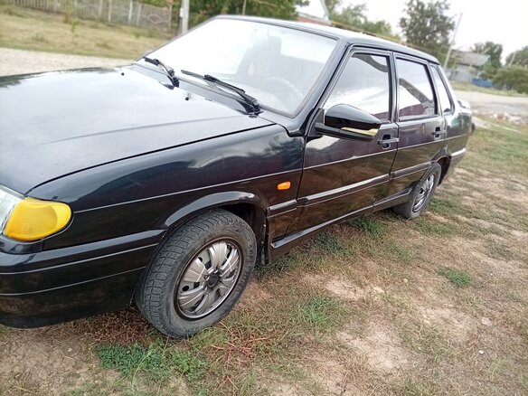 2008 Lada (ВАЗ) 2115, чёрный, 190000 рублей - вид 8