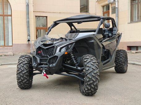 2017 BRP Can-Am Maverick X3 X DS Turbo RR, чёрный, 2990000 рублей, вид 2